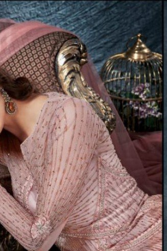 Lilac Bridal Fashion Dress Indian Designer Wedding Suit