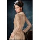 Beige Cocktail Dress Indian Designer Gown