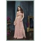 Pink Indian Net Gown Wedding Anarkali Suit