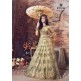 Green Net Anarkali Suit Indian Wedding Mehndi Mayoun Dress