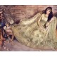 Green Net Anarkali Suit Indian Wedding Mehndi Mayoun Dress