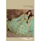 Teal Green Designer Anarkali Net Gown Indian Wedding Dress