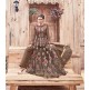 Dark Brown Bridal Wedding Anarkali Suit