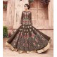 Dark Brown Bridal Wedding Anarkali Suit