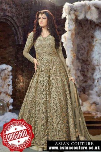 ZOYA EMERAID ZY-18001A GREY WEDDING DRESS