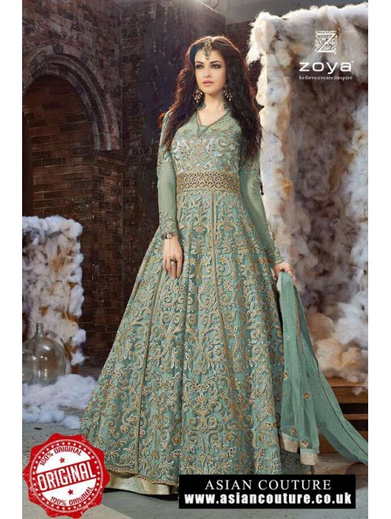 ULTRAMARINE GREEN ZOYA EMERAID ZY-18001D WEDDING DRESS