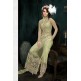 OLIVE INDIAN DESIGNER WEDDING AND BRIDAL GOWN