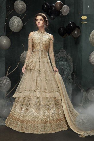 Gold Indian Designer Wedding & Bridal Gown