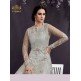 Grey Net Heavy Embroidered Party Suit Indian Designer Dress