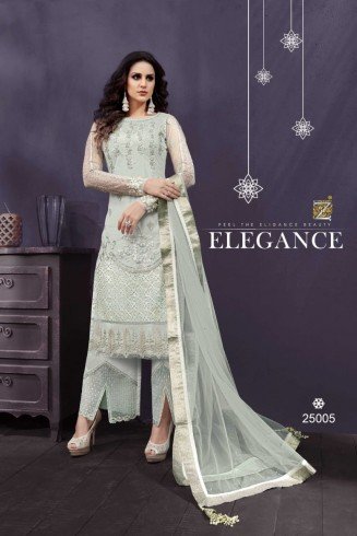 Light Green Indian Wedding Outfit Designer Salwar Kameez
