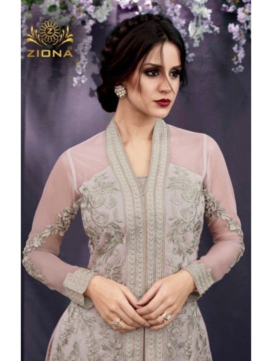 Silver Grey Indian Wedding Salwar Suit Desi Wedding Outfit