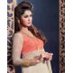 MS2310 - ORANGE AND CREAM MAISHA HARMAN PARTY WEAR SUIT