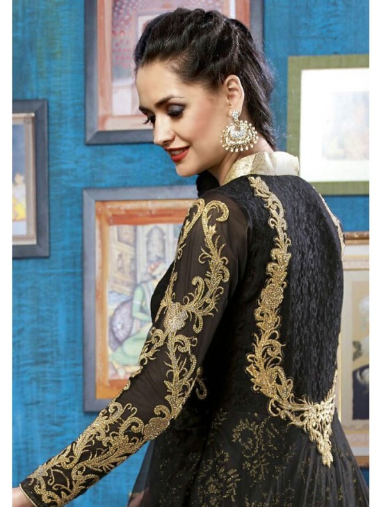 Bela Black Colour Anarkali Suit