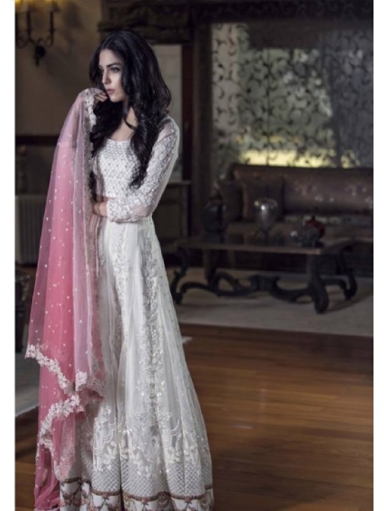 White Maria B BEST SELLER Lengha