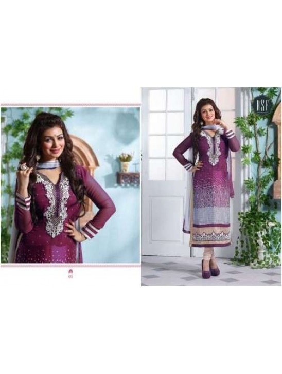 Purple Ayesha Thakia Salwar kameez Designer Suit