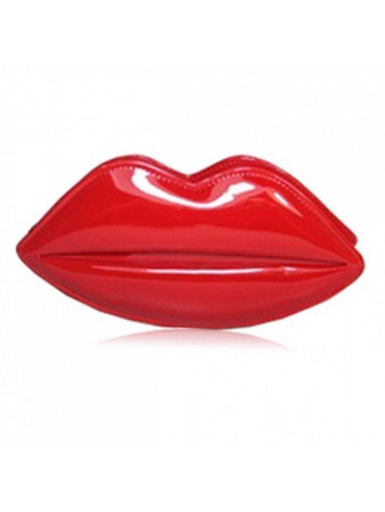 Red Kiss Lips Clutch Bag (New Celebrity Style)Comes witha long chain