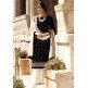 Black Pakistani Designer Straight Cut Fancy Salwar Suit