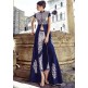 Navy Blue Pakistani Designer Party Wear Salwar Suit