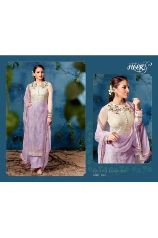 5605 PURPLE KIMORA HEER PARTY WEAR SALWAR KAMEEZ SUIT