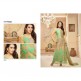 Gold Green Dress Party Outfit Anarkali Suit