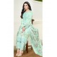 ZMf-67010 Sea Green Semi Stitched Embroidered Suit