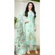 ZMf-67010 Sea Green Semi Stitched Embroidered Suit