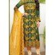 P7009 DARK GREEN KARISHMA KAPOOR PASHMINA DESIGNER SUIT