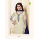 K3301 CREAM AND BLUE KASEESH PRACHI-15 PARTY WEAR SALWAR KAMEEZ SUIT