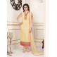 K3305 YELLOW KASEESH PRACHI-15 PARTY WEAR SALWAR KAMEEZ SUIT