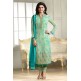 K4292 LIGHT GREEN KASEESH PRACHI-22 STRAIGHT SALWAR KAMEEZ SUIT