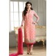 K4294 PINK FLORAL DESIGNER SALWAR KAMEEZ SUIT