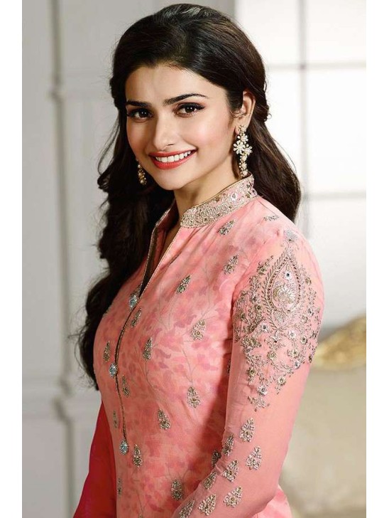 K4294 PINK FLORAL DESIGNER SALWAR KAMEEZ SUIT