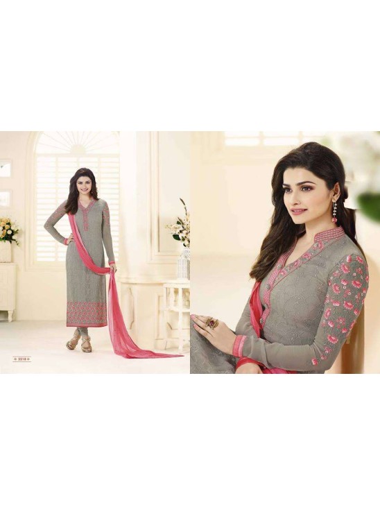 Grey Indian Wedding Salwar Suit Kaseesh Designer Dress