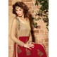 Red Long Frock Indian Designer Wedding Anarkali Suit