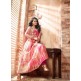 Pink & Yellow Long Maxi Indian Designer Anarkali Suit