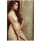 ZMA19004 BEIGE MAISHA ADDICTION 5 PARTY WEAR SUIT