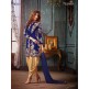 Blue & Gold Patiyala Suit Indian Punjabi Dress