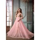 Elegant Gown Pink Net Embroidered Indian Party Maxi