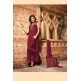 MN2701 MAROON MAISHA NEERJA GEORGETTE SUIT