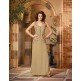 MN2704 LIGHT GOLD MAISHA NEERJA GEORGETTE SUIT