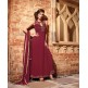 MN2701 MAROON MAISHA NEERJA GEORGETTE SUIT