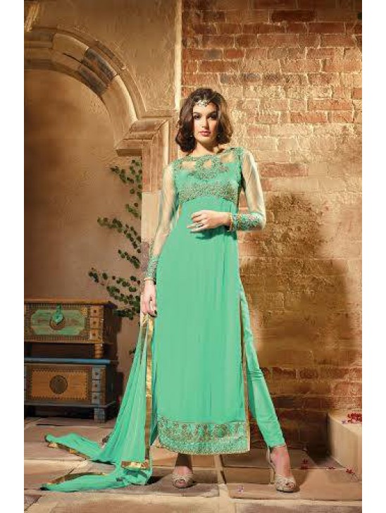 MN2707 MINT MAISHA MASKEEN NEERJA GEORGETTE SUIT