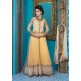 Yellow Net Indian Sequin Party Dress