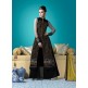 Black Pakistani Designer Palazzo Suit