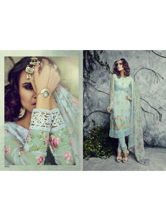 Mint Green Maria B Pakistani Designer Suit