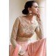 Peach Indian Lehenga Dress