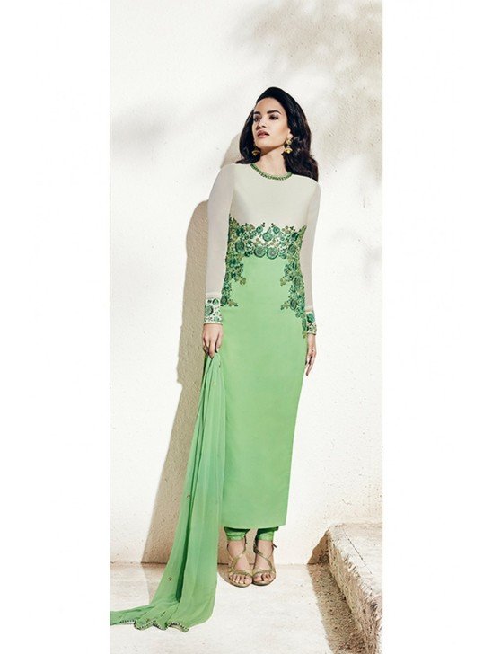 ROYAL GREEN PARTY WEAR INDIAN DESIGNER SUIT