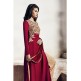 MAROON AND BEIGE INDIAN WEDDING SALWAR SUIT