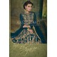 TEAL BLUE PAKISTANI DESIGNER WEDDING DRESS