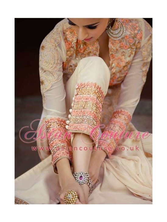 8006 BEIGE AAFREEN ADAA STYLISH ANARKALI SUIT